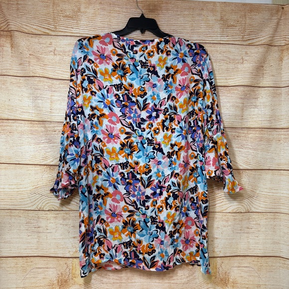 Anne Cole Limited Edition Women's Floral Swim Cover-Up Size XL/XXL - Picture 6 of 8
